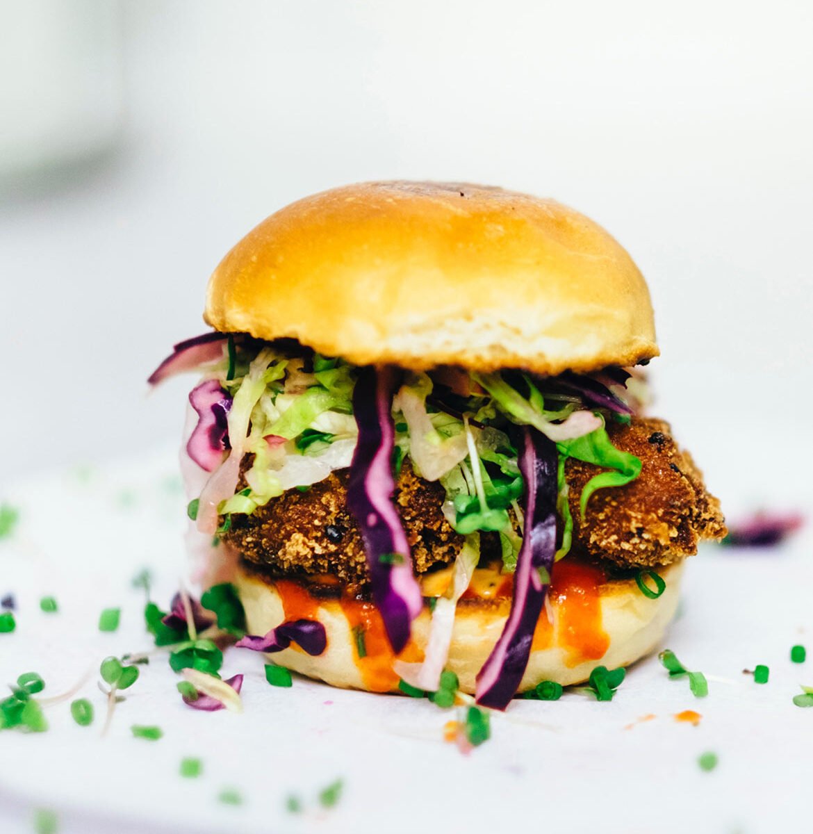 Grilled Chicken Burgers